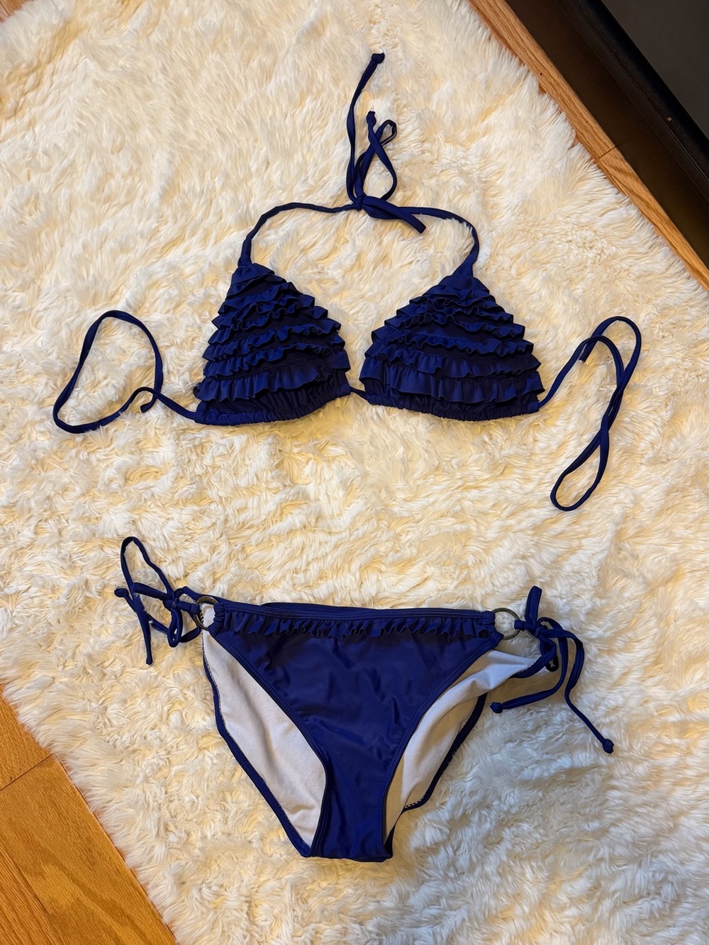 Plunge Royal Blue Bikini